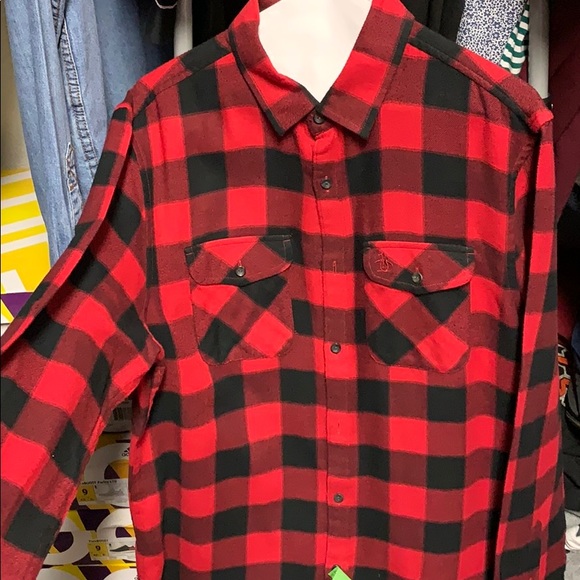 Original Penguin Other - Used and dry cleaned size M penguin flannel